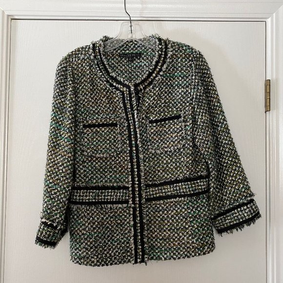 lafayette 148 tweed blazer jacket